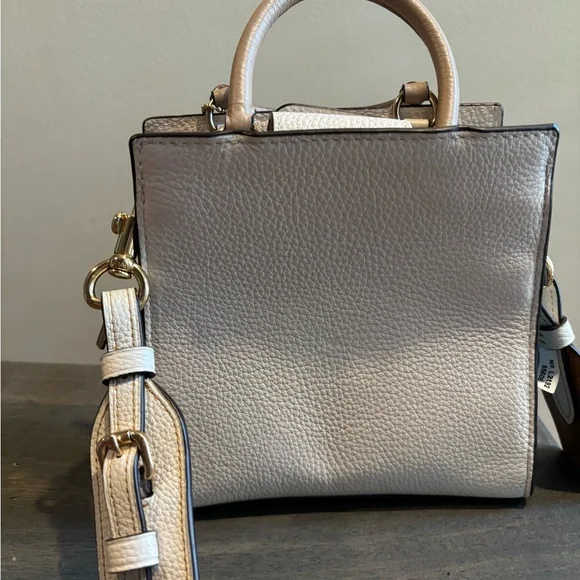 Coach Mini Pepper Crossbody Bag in White and Lavender - Picture 6 of 8